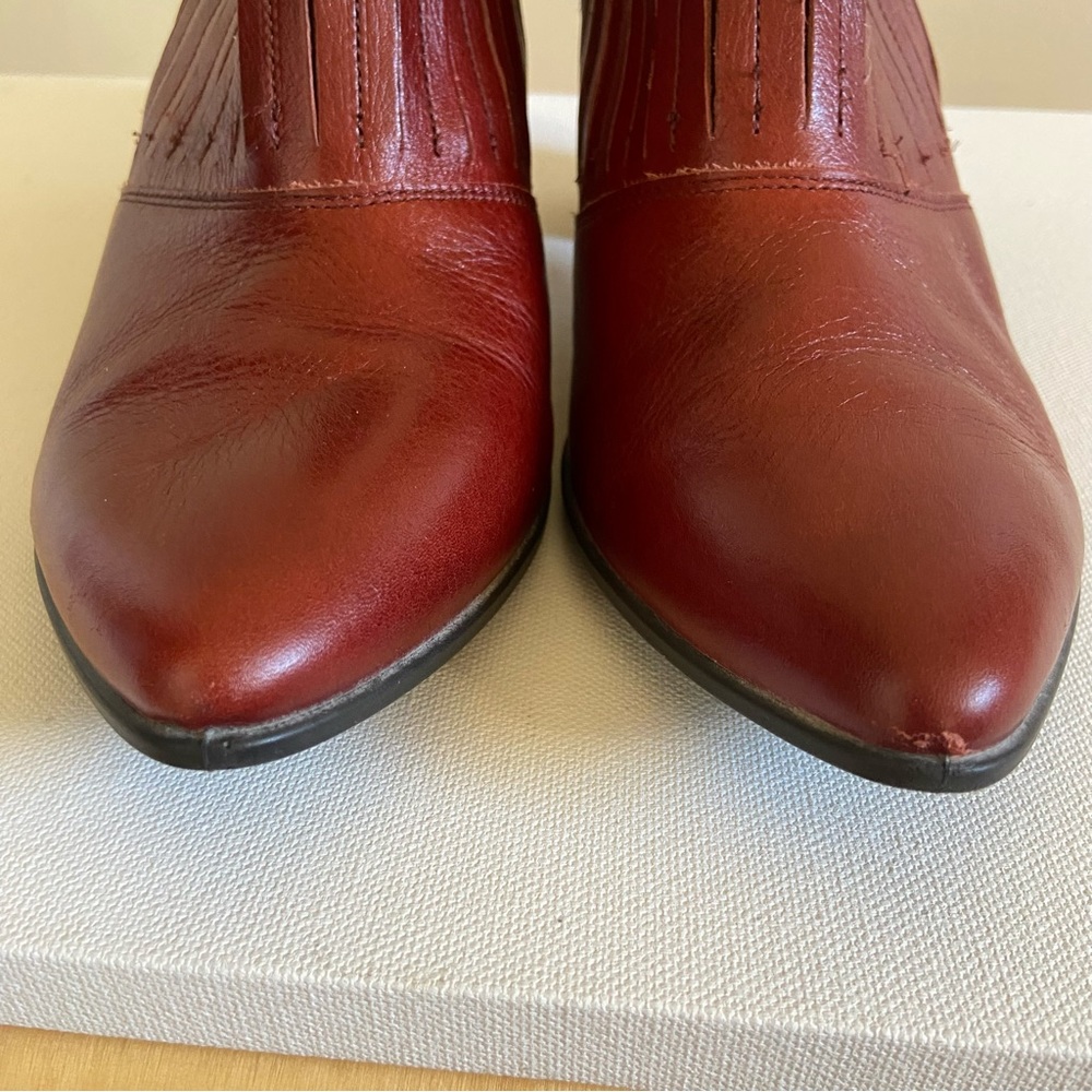 ECCO Booties Shape 45 Leather Pointed Toe Slip-on - Picture 8 of 12
